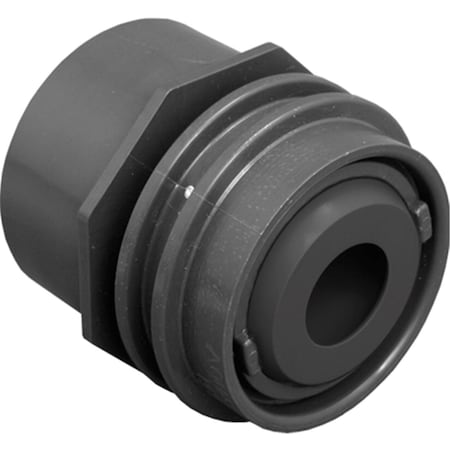 Aquastar 1.5 in. Flush Mount Return & Water Barrier with 0.75 in. Orifice; White JE3101B